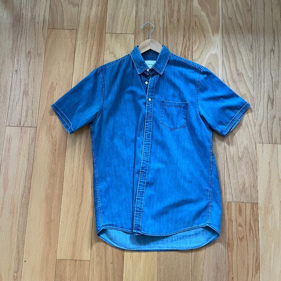 Steven Alan Denim Button Down - Picture 1 of 3